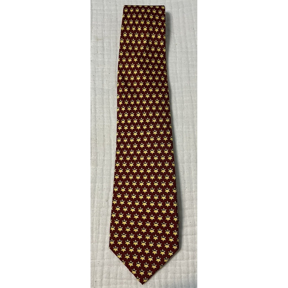 Cacties Sheriff Star Cowboy Necktie Made In USA